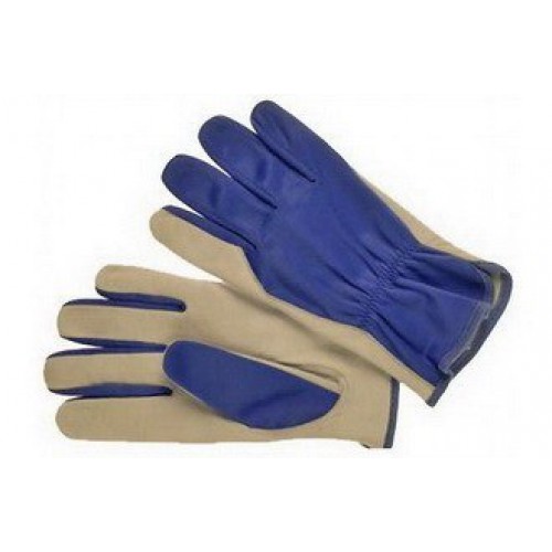 Перчатки, размер - 9, синие/ладонь-серая - Tetu/201