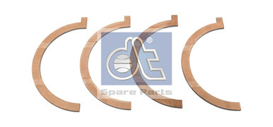Полукольца упорные VOLVO D12A/C/D STD (комплект 4 шт.) - MAHLE/038AS19922000