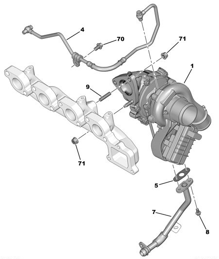 Турбокомпрессор Peugeot Boxer/Transit/Jumper 2.2HDi 11- - GARRET/7981285006S