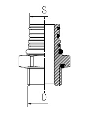 Переходник P5/М16х1,5 - WABCO/8931291922