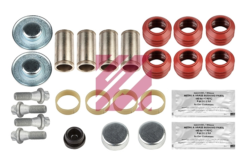 Р/к суппорта Haldex Modul X (направл+пыльники+пятаки 2шт) Volvo/SAF/SAE/SMB - MARSHALL/M2940125