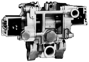 Клапан ускорительный DAF/SCANIA/Schmitz с модулятором ABS двойной - WABCO/4721950417