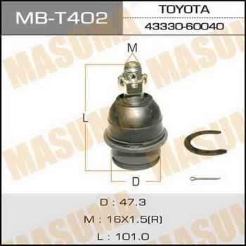 Опора шаровая Toyota LC Prado 150 нижняя - MASUMA/MBT402