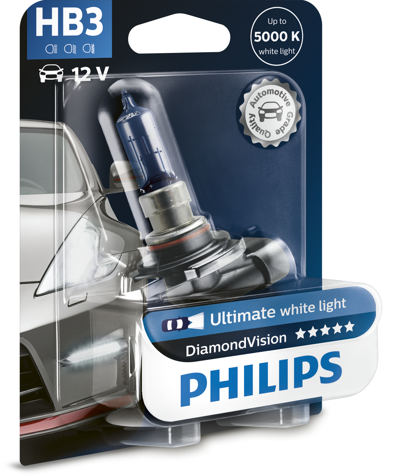 Лампа HB3 12V 65W P20d, DiamondVision - PHILIPS/9005DVB1