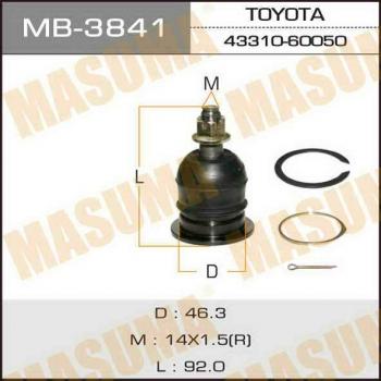 Опора шаровая Toyota LC Prado 150 верхняя - MASUMA/MB3841
