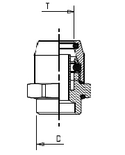 Соединитель 10/М12х1,5 нар. резьба - WABCO/8938030270