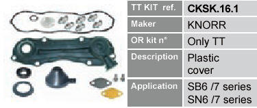 Р/к суппорта KNORR SB/SN6/7 (крышка без датчика) - TRUCKTECHNIC/CKSK161