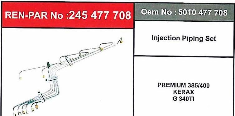 Трубки ТНВД RVI PREMIUM/KERAX (1-6 цил.) - REN PAR/245477708