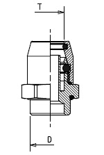Соединитель 15/М16х1,5 нар. резьба (трубка 15х1,5) - WABCO/8938039300