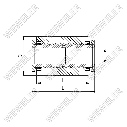 Сайлентблок рессоры VOLVO FMX 24,5x50,6x95/110 - WEWELER/C233469-50.6